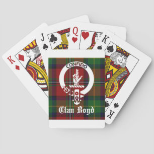 Jeu De Cartes Clan Boyd Crest Tartan