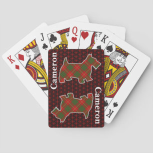 Jeu De Cartes Clan Cameron Tartan Scottish Terrier Edition