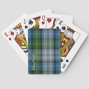 Jeu De Cartes Clan Classique MacNeil Tartan Plaid Plaid Playing