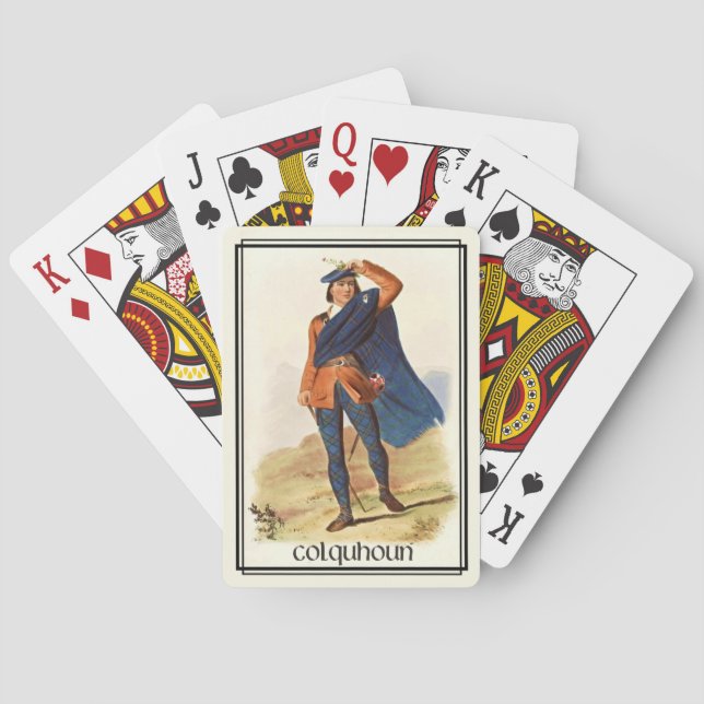 Jeu De Cartes Clan Colquhoun Classic Écosse (dos)