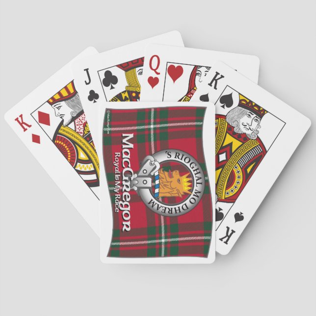 Jeu De Cartes Clan de MacGregor (dos)