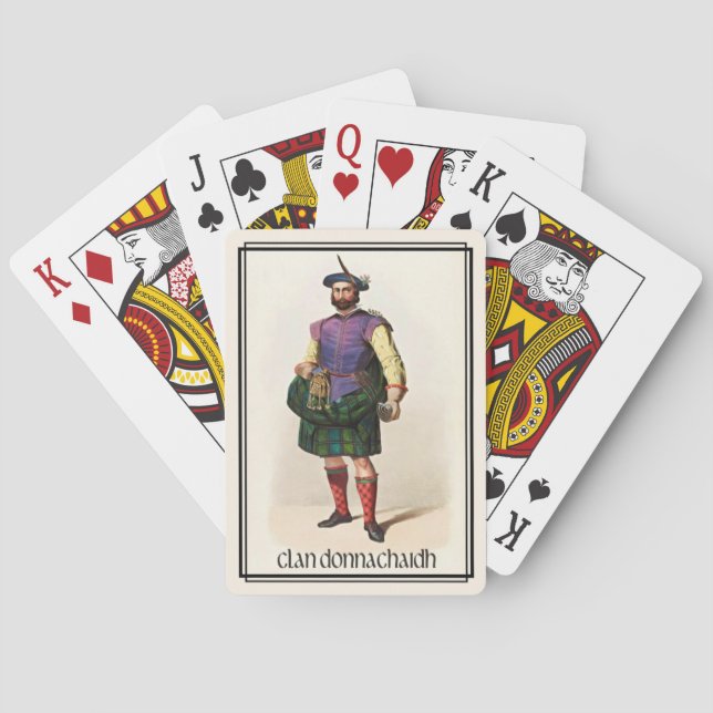 Jeu De Cartes Clan Donnachaidh Classic Scotland (dos)