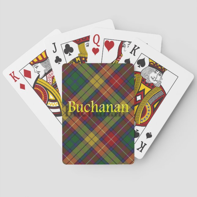Jeu De Cartes Clan écossais Buchanan (dos)