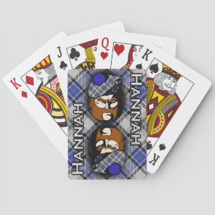 Jeu De Cartes Clan écossais Hannah Hannay Tartan Plaid