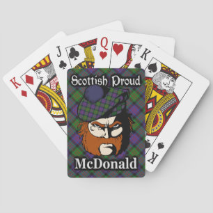 Jeu De Cartes Clan écossais McDonald Tartan
