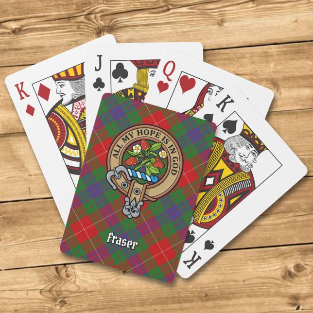Jeu De Cartes Clan Fraser Crest Jouer aux cartes (Créateur téléchargé)