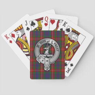 Jeu De Cartes Clan Fraser de Lovat Crest & Tartan