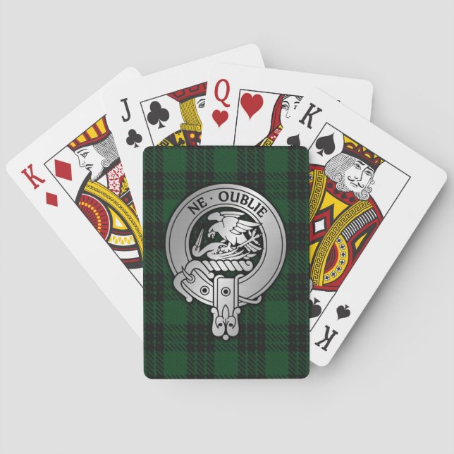 Jeu De Cartes Clan Graham Crest & Tartan (dos)