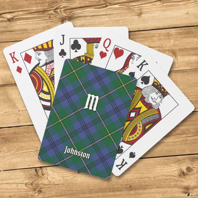 Jeu De Cartes Clan Johnston Tartan Jouer aux cartes (Créateur téléchargé)