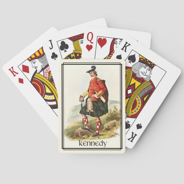 Jeu De Cartes Clan Kennedy Classic Scotland Bicycle Deck (dos)