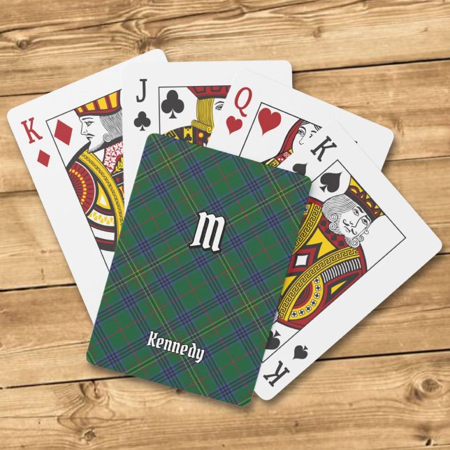 Jeu De Cartes Clan Kennedy Tartan (Créateur téléchargé)