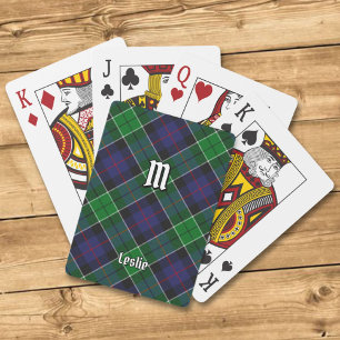 Jeu De Cartes Clan Leslie Chasse Tartan