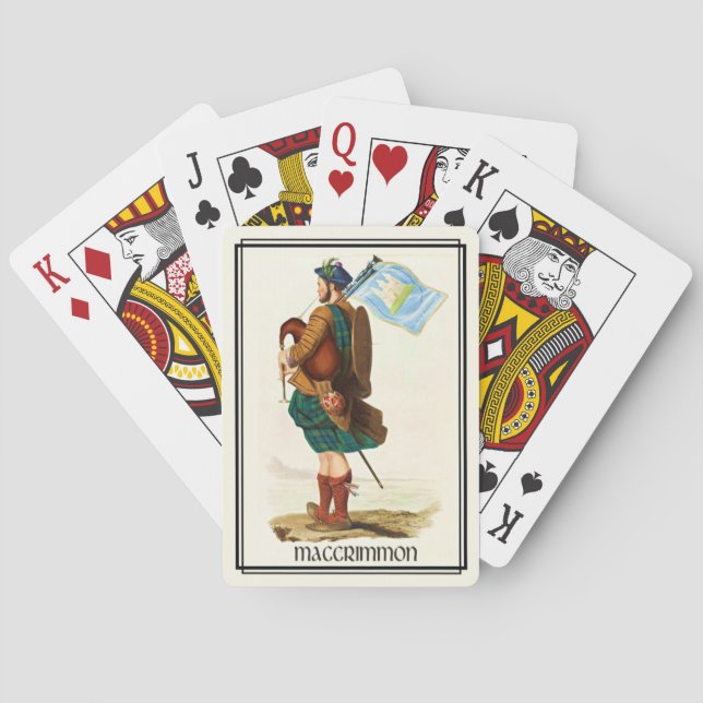 Jeu De Cartes Clan MacCrimmon Classic Scotland Bicycle Deck (dos)