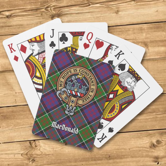 Jeu De Cartes Clan MacDonald de Clanranald Crest Jouer des carte (Créateur téléchargé)