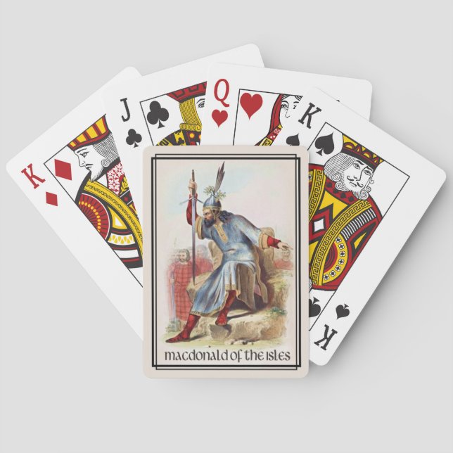 Jeu De Cartes Clan MacDonald de Isles Classic Scotland (dos)