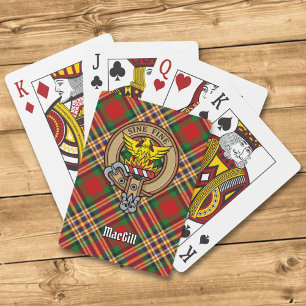 Jeu De Cartes Clan MacGill Crest sur Tartan Playing Cards