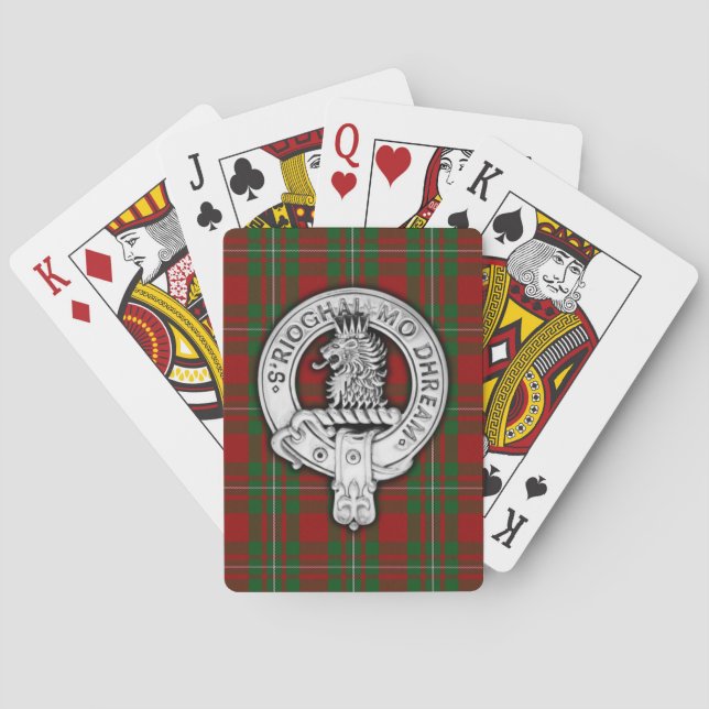 Jeu De Cartes Clan MacGregor Crest & Tartan (dos)
