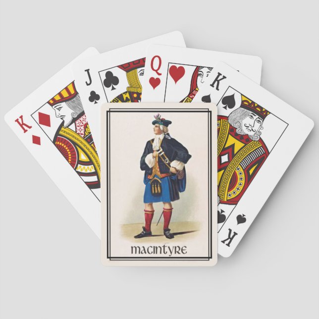 Jeu De Cartes Clan MacIntyre Classic Scotland Bicycle Deck (dos)