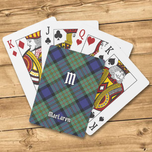 Jeu De Cartes Clan MacLaren Tartan Jouer des cartes