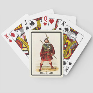 Jeu de cartes Clan MacLean Classique Écosse