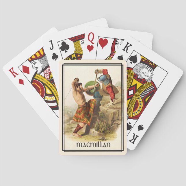 Jeu De Cartes Clan MacMillan Classique Deck Écosse (dos)