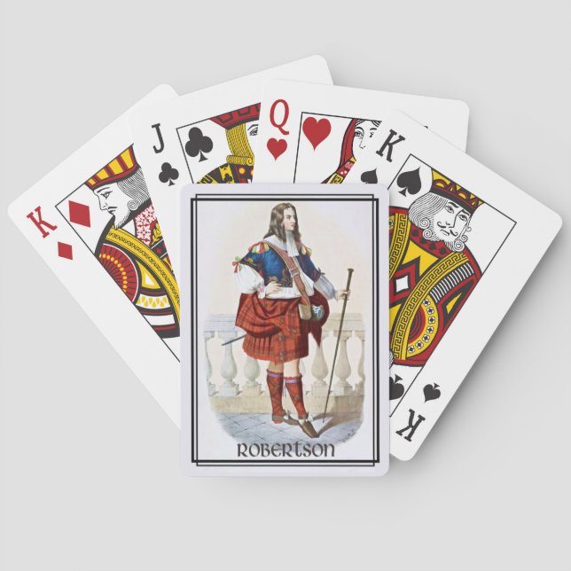 Jeu De Cartes Clan Robertson Classic Scotland Bicycle deck (dos)