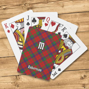 Jeu De Cartes Clan Robertson Tartan