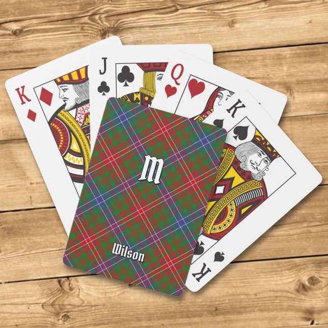 Jeu De Cartes Clan Wilson Modern Tartan (Créateur téléchargé)