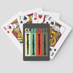 Jeu De Cartes Clarinet rétro