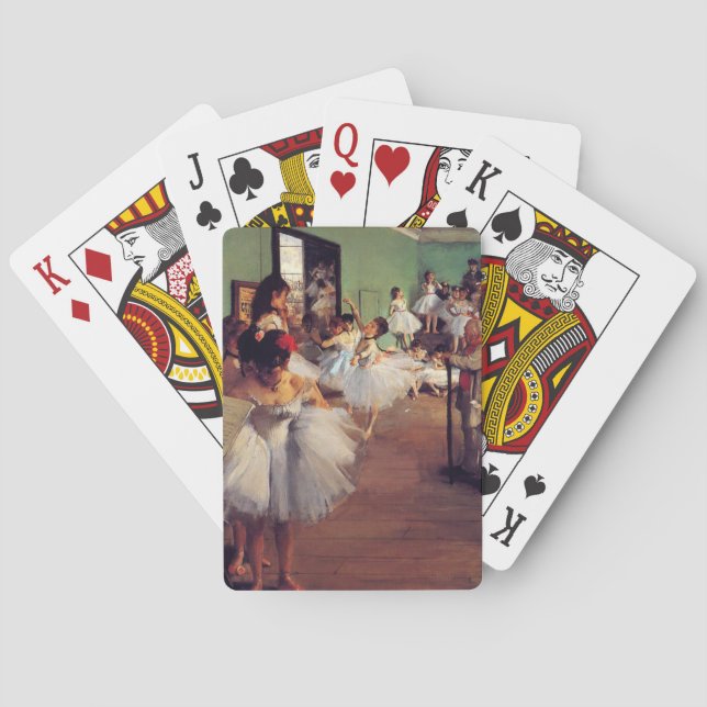 Jeu De Cartes Classe de danse par Edgar Degas (dos)