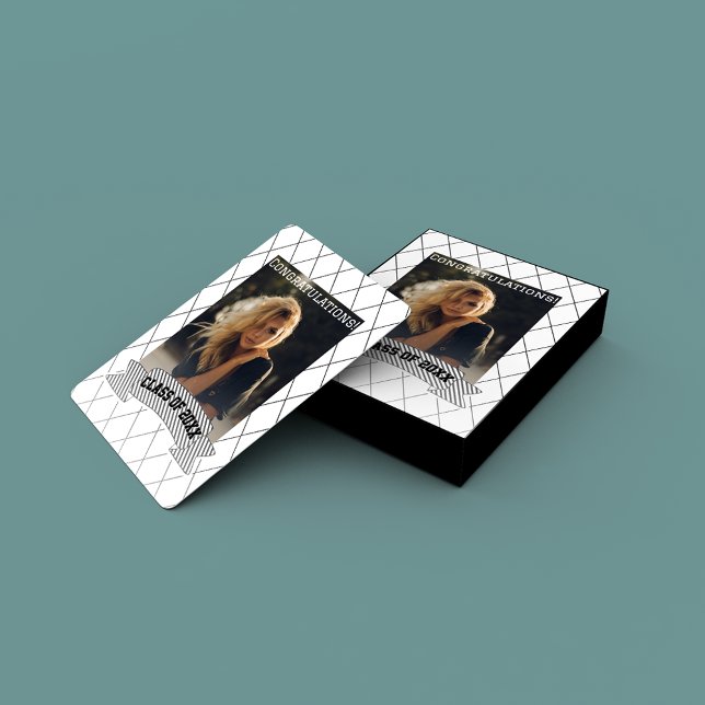 Jeu De Cartes Classe du cadre photo de graduation 20xx (Créateur téléchargé)