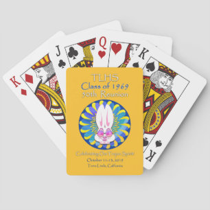 Jeu De Cartes Classe TLHS de 1969 Reunion Bunny Girl Poster