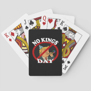 Jeu De Cartes Classique Graphique Vintage de la Fête sans Rois