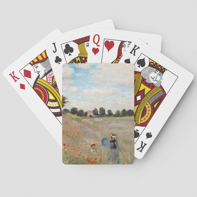 Jeu De Cartes Claude Monet - Champ de pavot (dos)