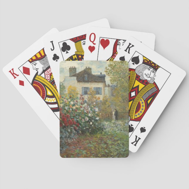 Jeu De Cartes Claude Monet | le jardin de l'artiste à Argenteuil (dos)