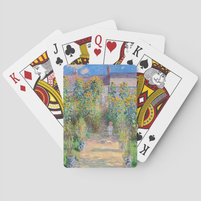 Jeu De Cartes Claude Monet - Le jardin de l'artiste à Vetheuil (dos)