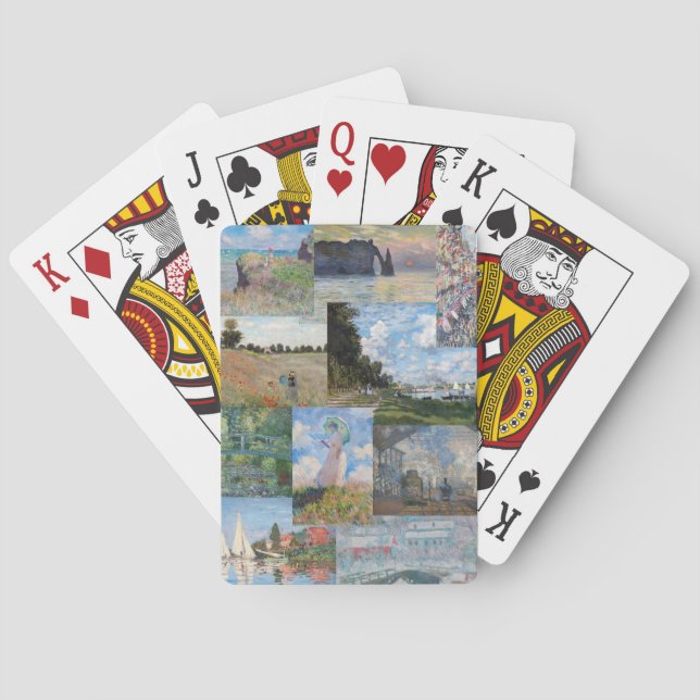 Jeu De Cartes Claude Monet - Patchwork de chefs-d'oeuvre (dos)