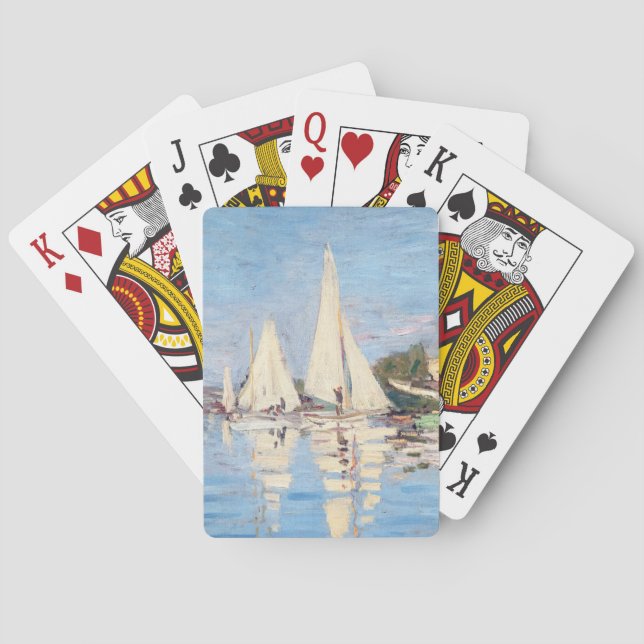 Jeu De Cartes Claude Monet - Regattas à Argenteuil (dos)