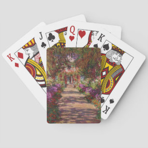 Jeu De Cartes Claude Monet une voie dans le jardin de Monet
