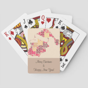 Jeu De Cartes Claus mot du Père Noël Ho Ho Ho
