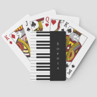 Clavier de piano noir et blanc simple et élégant