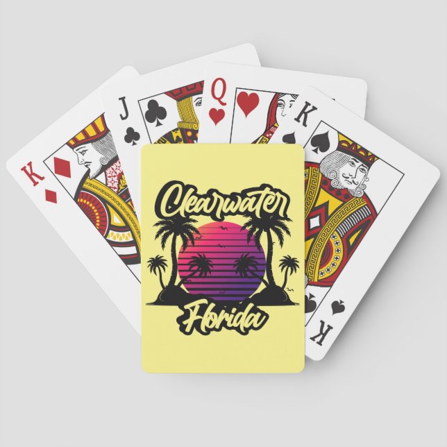 Jeu De Cartes Clearwater en Floride (dos)
