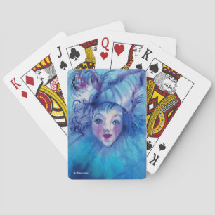 JEU DE CARTES CLOWN EN BLEU