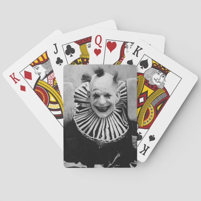 Jeu De Cartes Clown Vintage (dos)