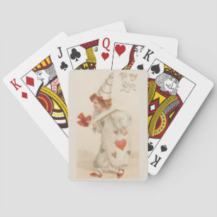 Jeu De Cartes Clown vintage de Valentine