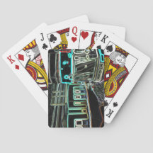 CLRV Neon at stn Poker Playing Cards