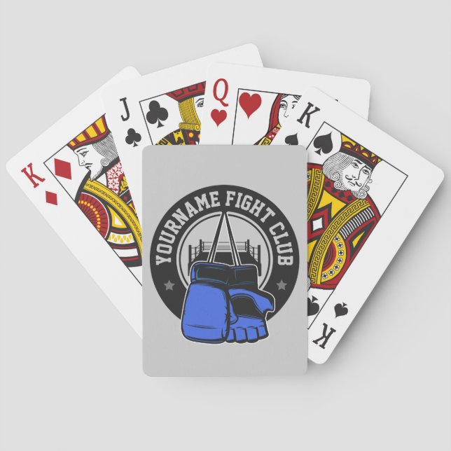 Jeu De Cartes Club de combat mixte d'arts martiaux MIXED MARTIAL (dos)