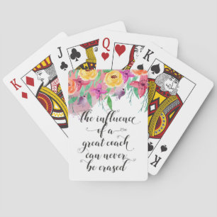 Jeu De Cartes Coach merci cadeau Coach appréciation Cadeau