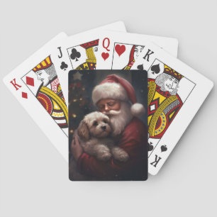 Jeu De Cartes Cockapou avec Noël Festif du Père Noël