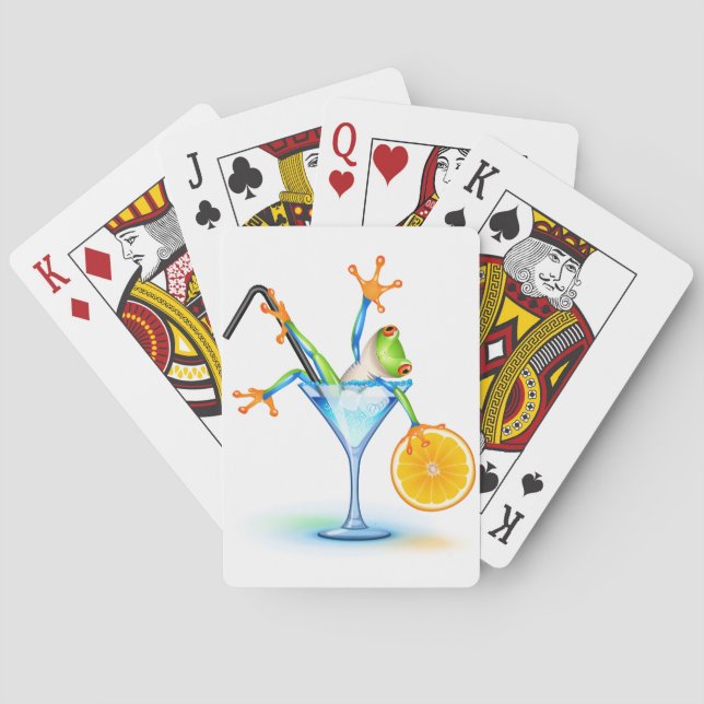Jeu De Cartes Cocktail Frog (dos)